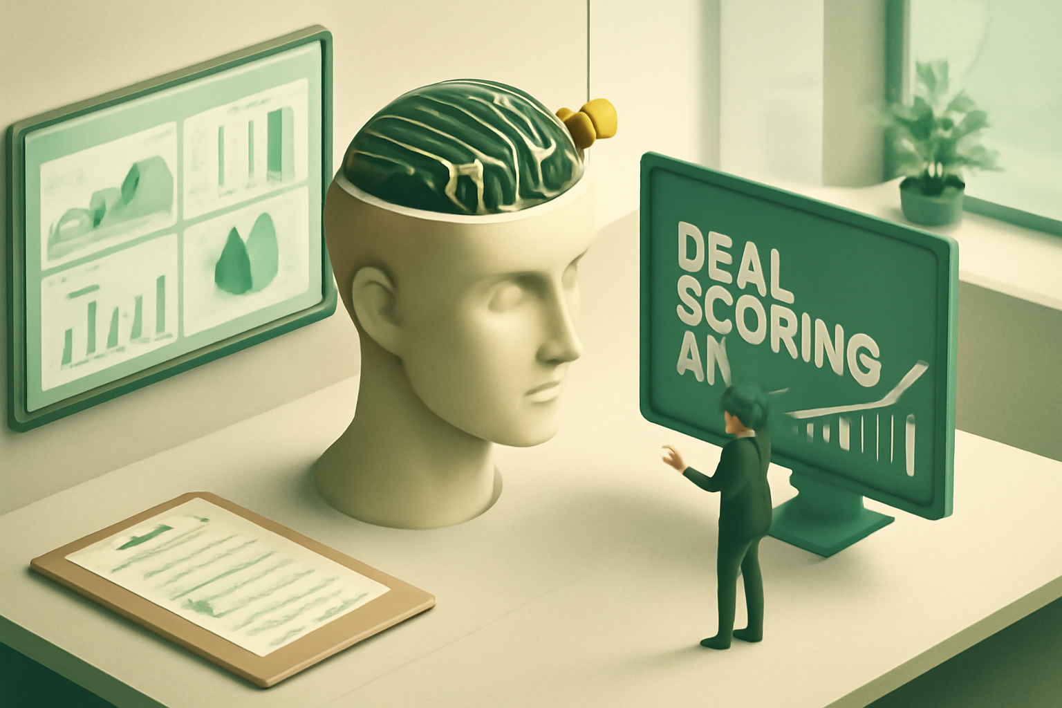 Deal scoring AI: tehnologia care elimină subiectivismul din forecast în 2026